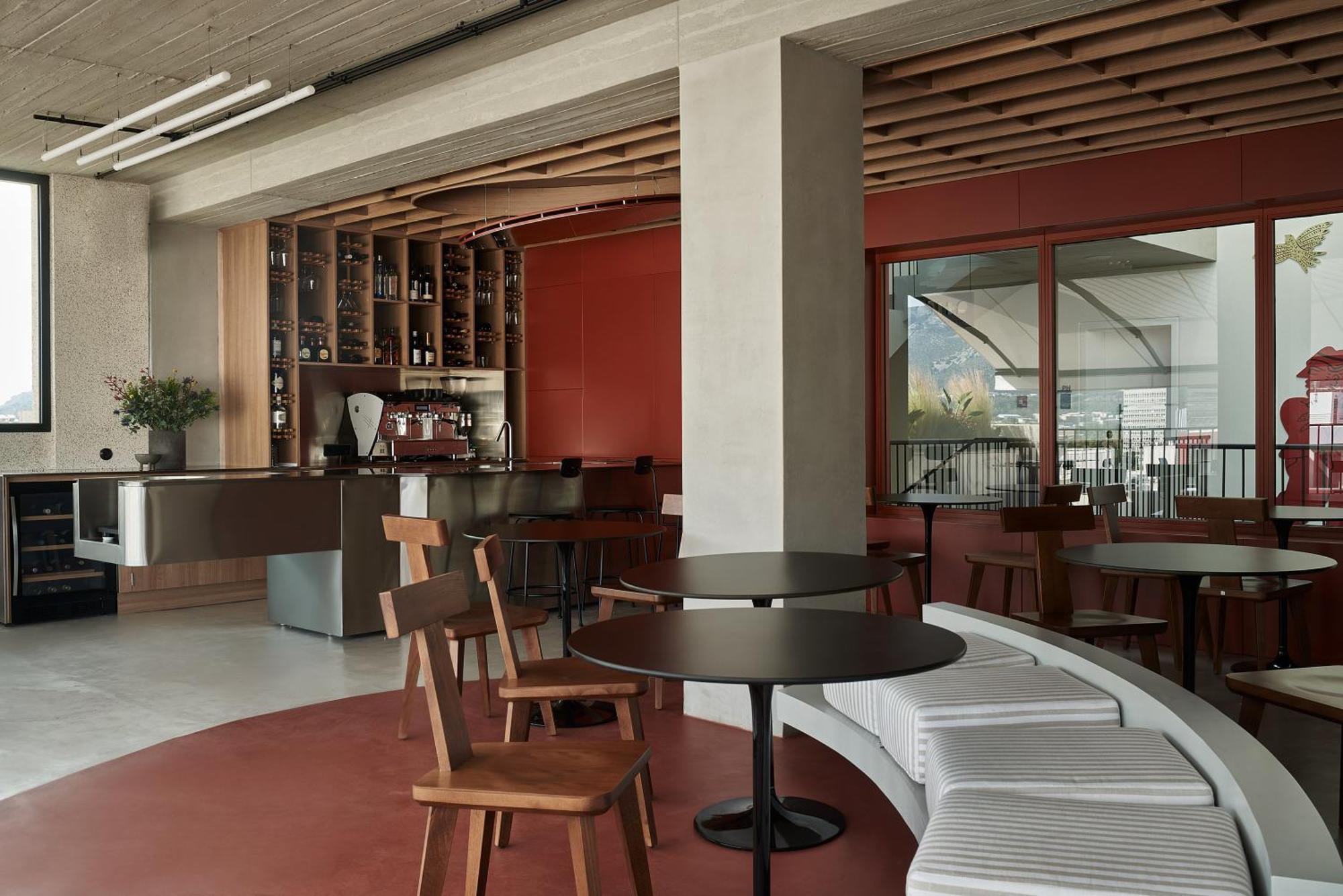 The Newel Psychiko Hotell Aten Exteriör bild The interior of the new building