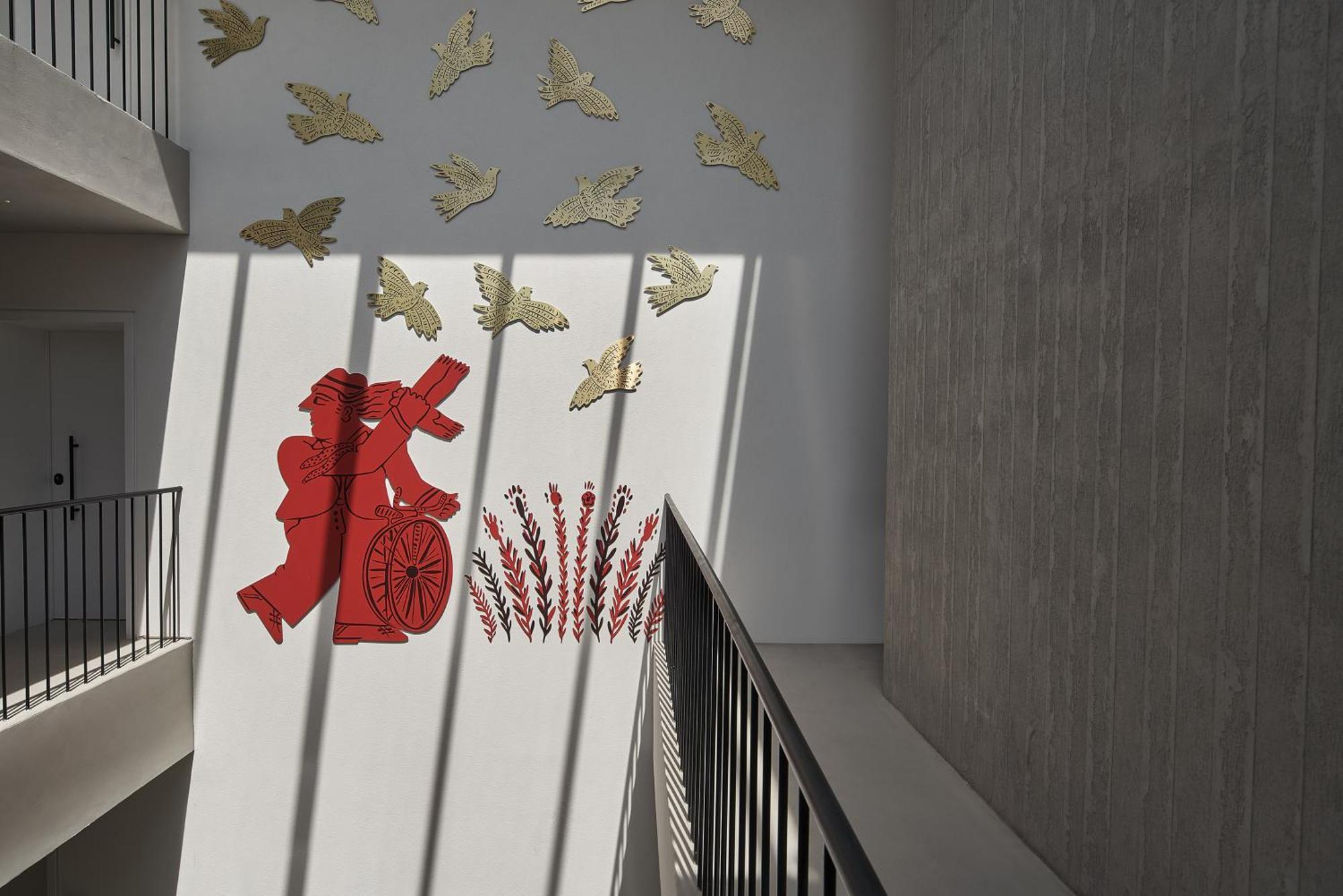 The Newel Psychiko Hotell Aten Exteriör bild The staircase